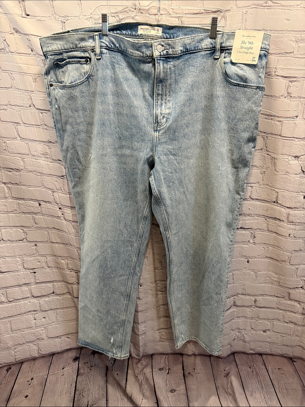 Abercrombie & Fitch Light Blue Straight Leg Jeans